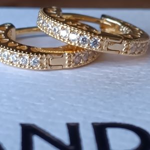 Pandora heart earrings